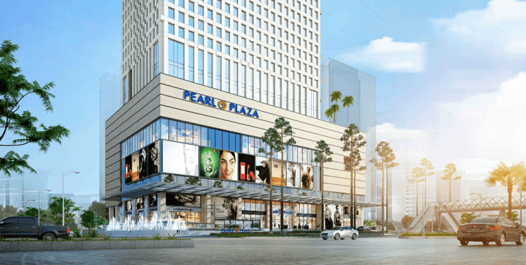 Mặt trước chung cư quận Bình Thạnh - Pearl Plaza