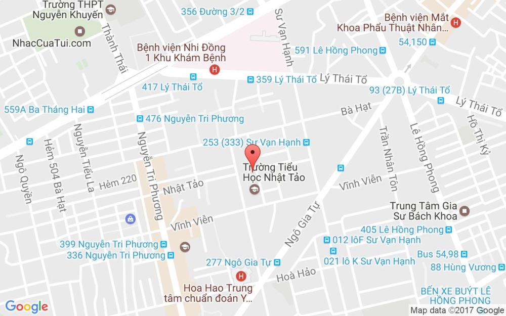 Kết quả hình ảnh cho ÄÆ°á»ng nháºt tảo quáºn 10 bản Äá»