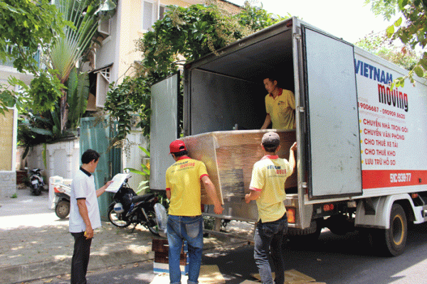 Hệ thống xe taxi tải Dịch vụ chuyển nhà quận 7 TPHCM tại Vietnam Moving