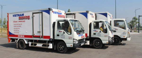 Hệ thống xe taxi tải Dịch vụ chuyển nhà quận 7 TPHCM tại Vietnam Moving