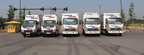 Hệ thống xe taxi tải Dịch vụ chuyển nhà quận 7 TPHCM tại Vietnam Moving