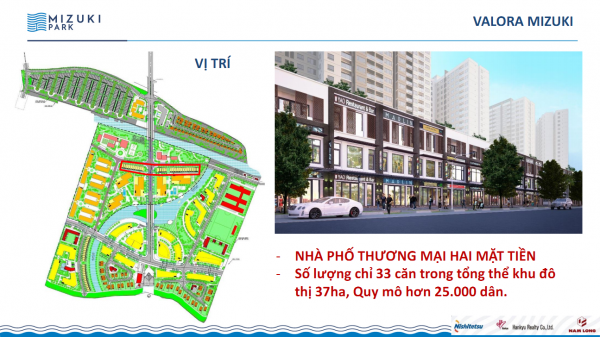 Nhà phố thương mại Valora Mizuki