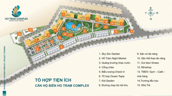 tiện ích tại dự án hồ tràm complex