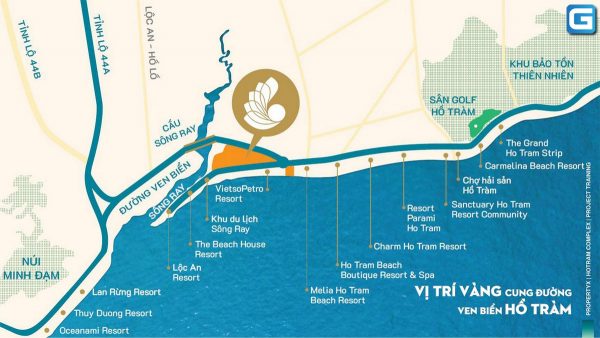 Vị trí dự án Hồ Tràm Complex ở đâu ?